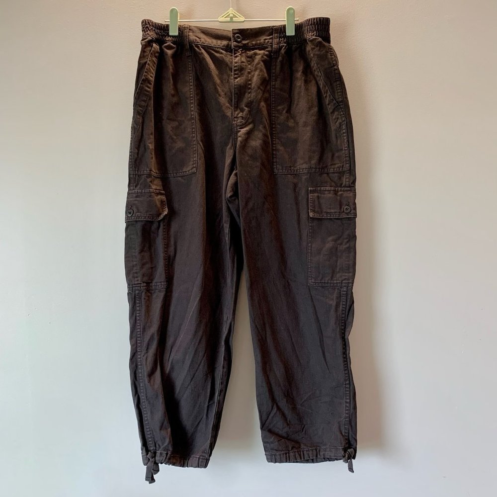Black Cargo Madewell Joggers